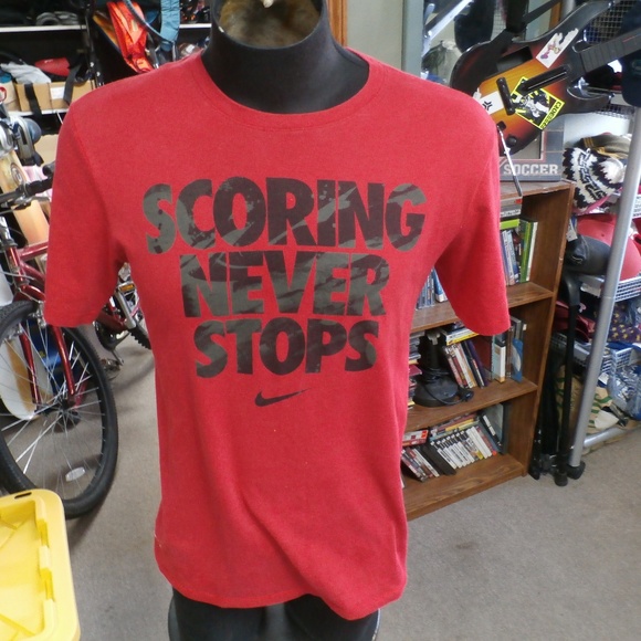 scoring never stops nike